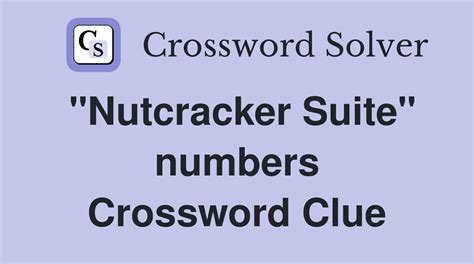 crossword clue suite|nutcracker suite crossword clue.